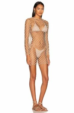 TULAROSA Swim Siren Sea Mini Dress