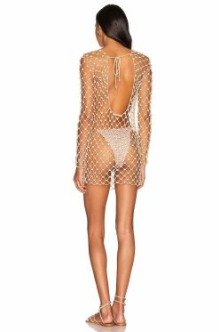 TULAROSA Swim Siren Sea Mini Dress 6 TULAROSA Swim Siren Sea Mini Dress