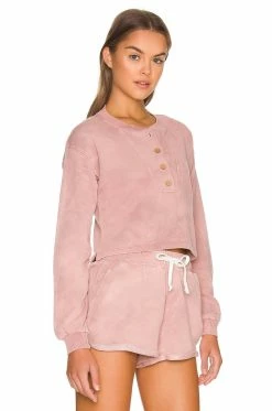 Summer 2022 Tops Green The Kelly Henley Sweatshirt