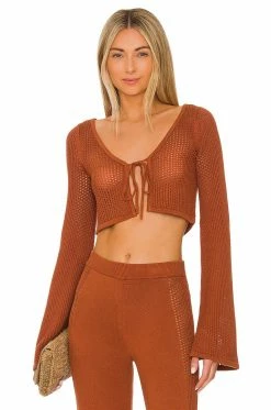 Summer 2022 Tops Abria Tie Cardigan