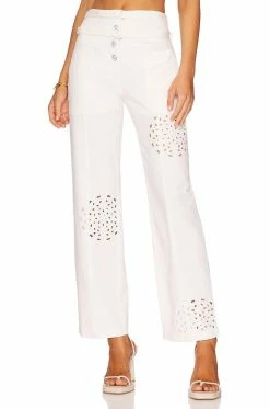 Fall 2022 Valentina Embroidered Pants Bottoms