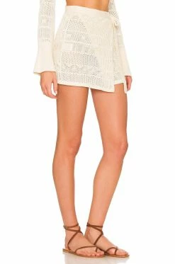 Fall 2022 Ramiro Wrap Mini Skirt Bottoms