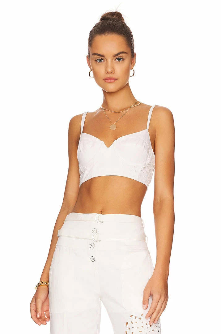 Fall 2022 Tops Valentina Embroidered Bra Top 1 Fall 2022 Tops Valentina Embroidered Bra Top